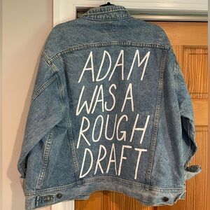 LEVI’S X LEAH KIRSCH Custom Oversized Denim Jacket